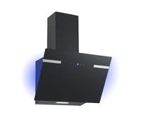 Cappa Inclinata Testa Libera 60 CM Nero Cappa Aspirante [EEK: A+]