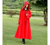 Cappa Lunga Etica Da Signora Con Cappuccio Ricamo Floreale Cinese