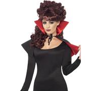 Cappa Mini Vampiressa Donne Halloween Vampiro Costume Cappa