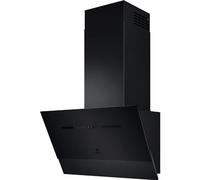 Cappa murale decorativa Electrolux LFV616Z nera opaca testurizzata, 600 m³/h, comando touch, LED - Nouvo