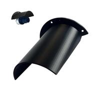 Cappa per caminetto 3D - Protezione contro la pioggia, il fumo - Design robusto e resistente | per terrazze, giardino, esterni, e ambienti domestici, protezione