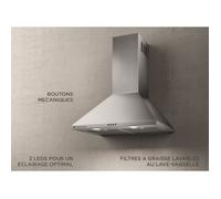 Cappa piramide CONTINENTAL EDISON CEHP6060S - 60 cm