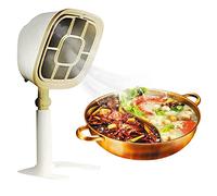 Cappa portatile Usb, estrattore per pentole calde per barbecue, mini cappa da cucina da tavolo carina con filtro in cotone, regolazione dell'angolo di altezza, forte aspirazione