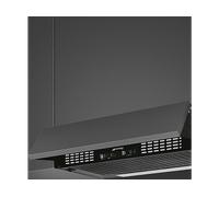 Smeg KSEIR62NE2 cappa aspirante Semintegrato (semincassato) Nero 225 m³/h