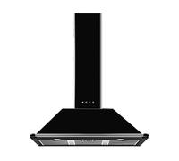 Smeg KT100BLE Cappa a parete filtrante cm. 100, Colore nero