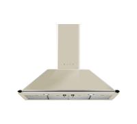 Smeg S Cappa aspirante a parete KT110PE finitura panna da 110 cm