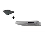 Cappa Sottopensile 50 CM Acciaio Inox Con Filtro respekta