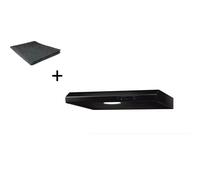 Cappa Sottopensile 60 CM Nero Con Filtro respekta [EEK: C]