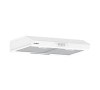 Samet Cappa sottopensile Tornado 90 - 280 m³/h, luce LED, Classe D - Bianco
