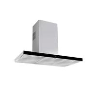 CAMPANA PERFECTA4 DLH 985 T CRISTAL Motor blindado doble ecopower, 4A, 740m3, 54dB, 4 velocidades, Touch Control, barra led, filtro 12 capas, horizontal 90cm