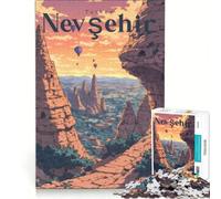 Cappadocia Dreamscape Puzzle da 1000 pezzi | 38x52cm L'assemblaggio di modelli aiuta l'esercizio del cervello è ideale come regalo