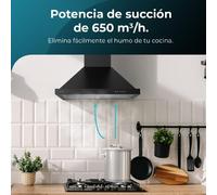 Cappe a piramide Cecotec Bolero Flux PM 606500 Black A