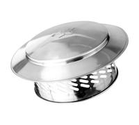 Cappe aspiranti - Coperchio camino in acciaio inossidabile | Dispositivo di protezione del processo di formatura idraulico integrato, copertura antipioggia in acciaio inox per esterni pa