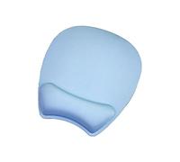 Cappè del mouse di cotone di memoria creativa, pad maniglia, ispessimento, semplice, colore solido-blu