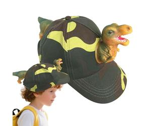 Cappella Da Baseball - Cappello Dinosauro Regolabile Per Ragazzi E Ragazze | Cotone Traspirante Per La Scuola Per La Scuola, I Viaggi, La Spiaggia | Costume Da Gioco Per Genitori