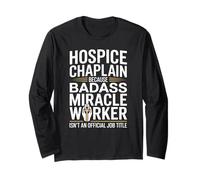 Cappellano dell'ospizio Badass Miracle Worker Spirituale Leader Maglia a Manica