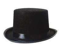 Cappelli a cilindri per uomo cappello mago cappello a cilindro formale ampio per uomo ha sentito il cappello a cilindro nero per costume mago cappello a cilindro per Halloween, spettacolo,