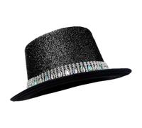 Cappelli A Coppa,Accessorio Per La Testa Per Cosplay Unisex Brillante Con Strass - Copricapi Brillanti Per Festa | Per Adulti, Cosplay, Spettacoli Di Magia, Feste, Carnevale E Costumi Pa