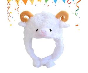 Cappelli a forma di animale per bambini, a forma di pecora, per feste e | Cappelli da festa per Halloween Scuola Play Dramma Performance Stage Carnevale Festival Vacanze Compleanno