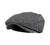 Cappelli a quadri morbidi da uomo e da donna Casul traspirante inverno caldo comfort berretto anni '90, D, Taglia unica