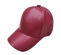 Cappelli a tesa larga per le donne in pelle regolabile con visiera