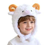 Cappelli Animali per Bambini Copricapo Morbido a Forma di Pecora per | Cappelli Animaleschi per Halloween Recita Scolastica Teatro Spettacolo Carnevale per Compleanno Festa F