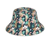 Cappelli Bob Uomo Donna - Reversibile Labrador Retriever Dog No.1014 Cappello da spiaggia riflettente a doppia faccia per golf, ravel, pesca all'aperto, trekking, nero