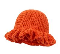 Cappelli Bucket in uncinetto per donne | copricapo morbido caldo fatto a mano - Cappelli da pescatore lavorato a maglia per donne - per tempo freddo inverno casual ciclismo viaggio navetta passeggiata