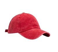 Cappelli casual alla moda da uomo e donna, Rosso anguria, Taglia unica