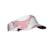Cappelli con visiera parasole per donne e uomini, vuoti, per sport, golf, corsa, sole, balene, sirene narvali, delfini