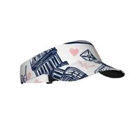 Cappelli con visiera parasole per donne e uomini, vuoti, per sport, golf, corsa, sole, stile Inghilterra, elementi Londra