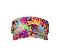 Cappelli con Visiera Stile retrò Anni '80 e '90, Ideali per la Spiaggia e per proteggersi dal Sole. Cappelli con Visiera per Uomo e Donna.