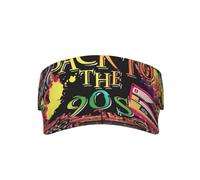 Cappelli con Visiera Stile retrò Anni '80 e '90, Ideali per la Spiaggia e per proteggersi dal Sole. Cappelli con Visiera per Uomo e Donna.