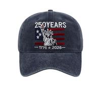 Cappelli da Baseball per Uomini,Duecento Cinquanta Anni di Protezione Solare Commemorativa - Cappello da papà,per Il Golf La Corsa L'Estate La Spiaggia La Caccia La Lo Sci Il Ciclismo L'Escursionismo