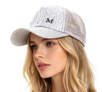 Cappelli Da Baseball Per Uomo Con Visiera Con Lettere E Paillettes In Rete