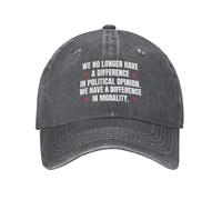 Cappelli da Baseball We No Longer Have A Difference in Political Opinion Morality Hilarious Cappello Trucker Retro Traspirante Cappelli Golf per Corsa attività Pesca