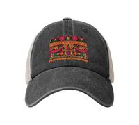 Cappelli da camionista Snapback Cappelli da baseball messicano Folk Art Boho Cowboy Cappellini da baseball regolabili in rete vuota per uomo donna
