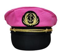 Cappelli da capitano per feste in maschera, cosplay, accessorio per Halloween, gioco di ruolo, cappello da capitano con corona ricamata, cappelli da capitano per uomo
