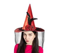 Cappelli Da Copricapo Portatile Travestimento Accessorio Costume Halloween | Cappello Da Con Mezzo Velo E Per Cosplay, Casa Infestata, Spettacoli, Festival Fantasy E Feste Gotici