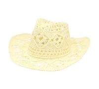 Cappelli da Cowboy In Paglia per Donna Cappello da Cowgirl Occidentale per 1677