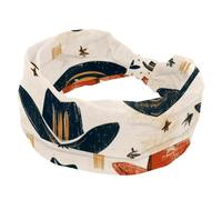 Cappelli da cowboy vintage western modello Wild West ampia fascia elastica per capelli, fasce per capelli da donna, turbante antiscivolo, fascia per capelli per sudore, yoga, allenamento, morbida