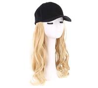 Cappelli da donna, cappelli di moda con parrucche, Women's Curly Hair Baseball Cap Wig - Duck Tongue Hat for Everyday Use(Light Brown 14)