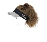 Cappelli da donna, cappelli di moda con parrucche, Women's Curly Hair Baseball Cap Wig - Duck Tongue Hat for Everyday Use(Brown 11)