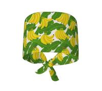 Cappelli Da Lavoro Fresh Banana And Leaves Cuffietta Comodi Con Fascia Per Il Sudore Berretto Per Fitness Sport Uomo