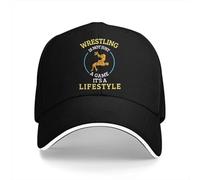 Cappelli da papà di Colore Puro Il Wrestling Non è Un Gioco, è Uno Stile di Vita Cappello da Uomo con Visiera Parasole Cappellini da Baseball Berretto con Visiera da Wrestling
