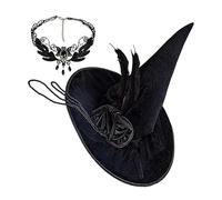 Cappelli da per Donne Set di collana con gemme e un copricapo per Cosplay