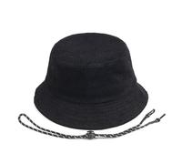 Cappelli da pesca Cappello invernale da papà Cappello da donna in velluto a coste all'aperto Cappelli da pescatore di grandi dimensioni for uomo(Black,6.875)