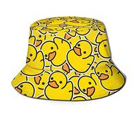 Cappelli da Pescatore con Motivo a Papera di Gomma Cappellino da Sole alla Moda Cappello da Pescatore da Esterno Impacchettabile per Donna e Uomo