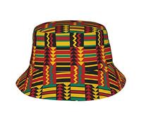Cappelli da pescatore in stile etnico africano tribale per donne e uomini ripiegabili cappello da pescatore alla moda cappello estivo da spiaggia cappelli da viaggio