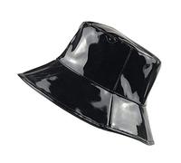 Cappelli da pioggia da donna Cappello da pioggia impermeabile Cappello a benna a tesa larga Cappello da pioggia, Nero , M